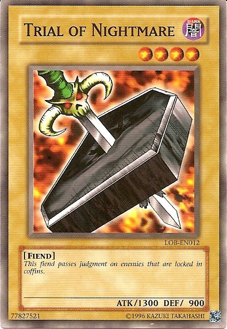 Trial of Nightmare [LOB-EN012] Common - Yu-Gi-Oh! - Card Brawlers | Quebec | Canada |