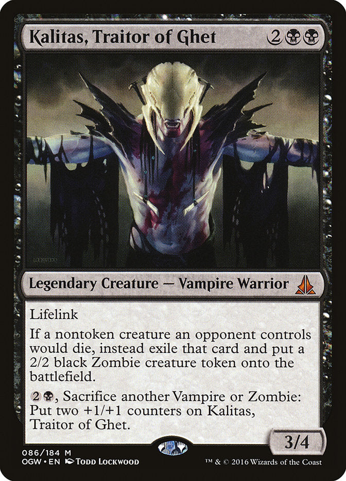 Kalitas, Traitor of Ghet [Oath of the Gatewatch] - Magic: The Gathering - Card Brawlers | Quebec | Canada |