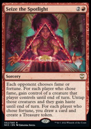Seize the Spotlight (Promo Pack) [Streets of New Capenna Commander Promos] - Magic: The Gathering - Card Brawlers | Quebec | Canada |