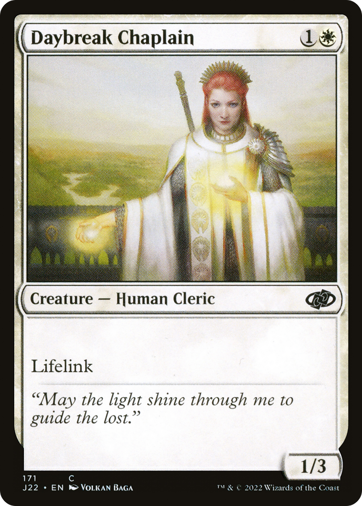 Daybreak Chaplain [Jumpstart 2022] - Magic: The Gathering - Card Brawlers | Quebec | Canada |