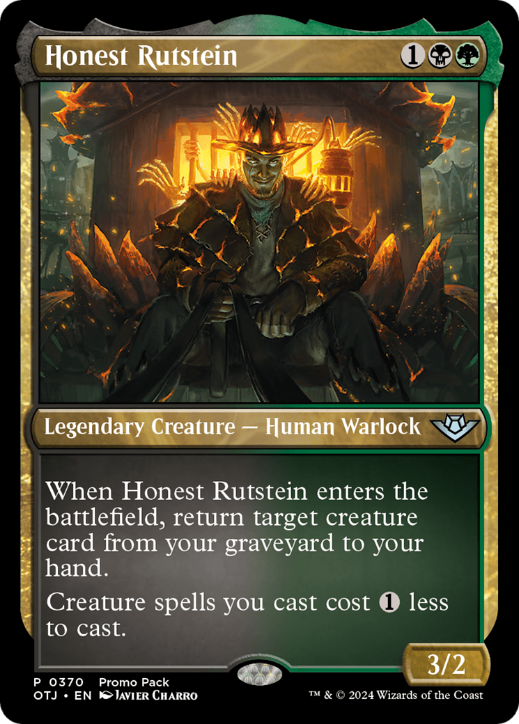 Honest Rutstein (Promo Pack) [Outlaws of Thunder Junction Promos] - Magic: The Gathering - Card Brawlers | Quebec | Canada |