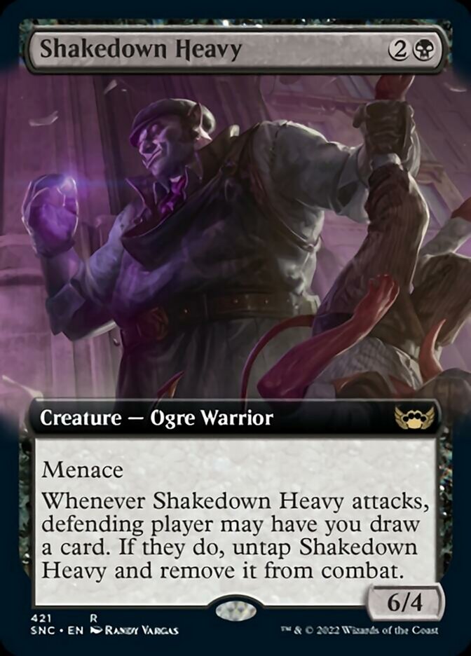 Shakedown Heavy (Extended Art) [Streets of New Capenna] - Magic: The Gathering - Card Brawlers | Quebec | Canada |