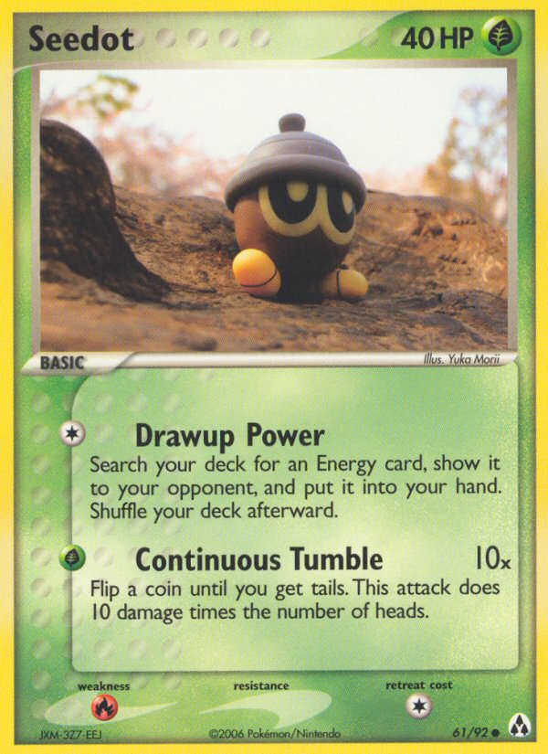 Seedot (61/92) [EX: Legend Maker] - Pokémon - Card Brawlers | Quebec | Canada |