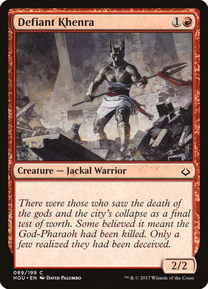 Defiant Khenra [Hour of Devastation] - Magic: The Gathering - Card Brawlers | Quebec | Canada |