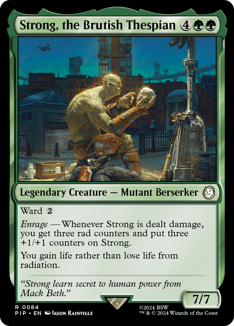 Strong, the Brutish Thespian [Fallout] - Magic: The Gathering - Card Brawlers | Quebec | Canada |