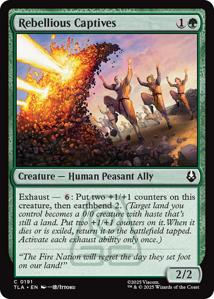 Rebellious Captives [Avatar: The Last Airbender] - Magic: The Gathering - Card Brawlers | Quebec | Canada |