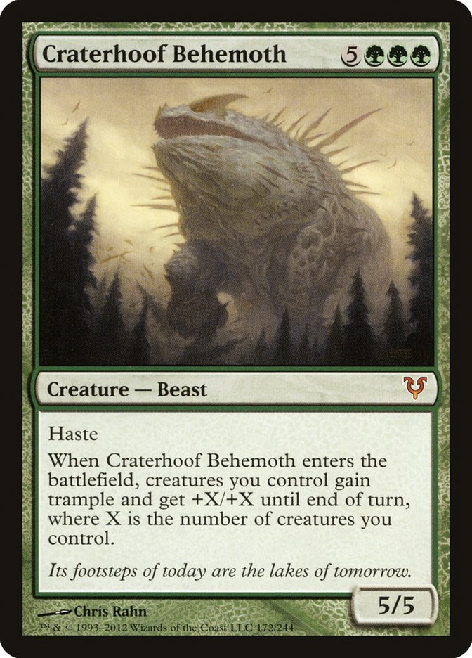 Craterhoof Behemoth [Avacyn Restored] - Magic: The Gathering - Card Brawlers | Quebec | Canada |