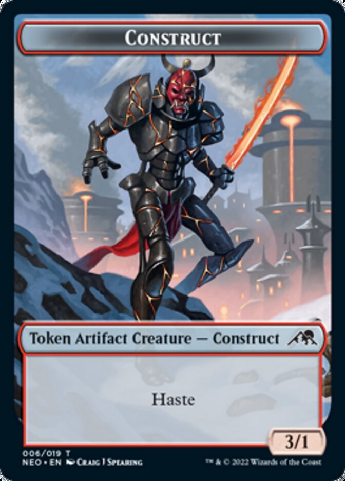 Construct Token (006) [Kamigawa: Neon Dynasty Tokens] - Magic: The Gathering - Card Brawlers | Quebec | Canada |