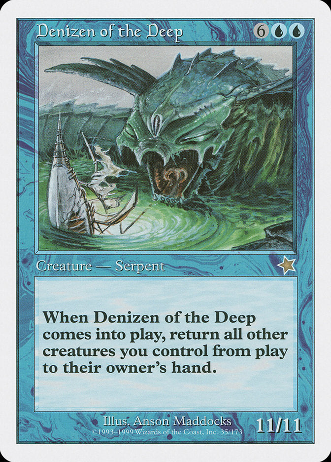 Denizen of the Deep [Starter 1999] - Magic: The Gathering - Card Brawlers | Quebec | Canada |