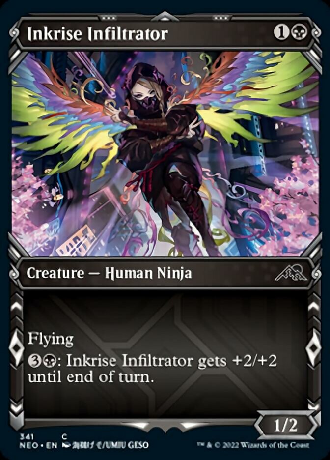 Inkrise Infiltrator (Showcase Ninja) [Kamigawa: Neon Dynasty] - Magic: The Gathering - Card Brawlers | Quebec | Canada |
