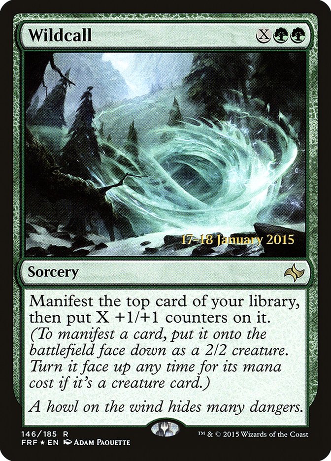 Wildcall [Fate Reforged Prerelease Promos] - Magic: The Gathering - Card Brawlers | Quebec | Canada |