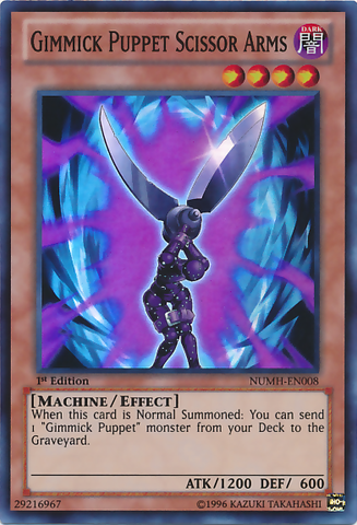 Gimmick Puppet Scissor Arms [NUMH-EN008] Super Rare - Yu-Gi-Oh! - Card Brawlers | Quebec | Canada |