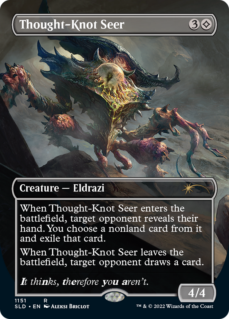 Thought-Knot Seer (1151) (Borderless) [Secret Lair Drop Series] - Magic: The Gathering - Card Brawlers | Quebec | Canada |
