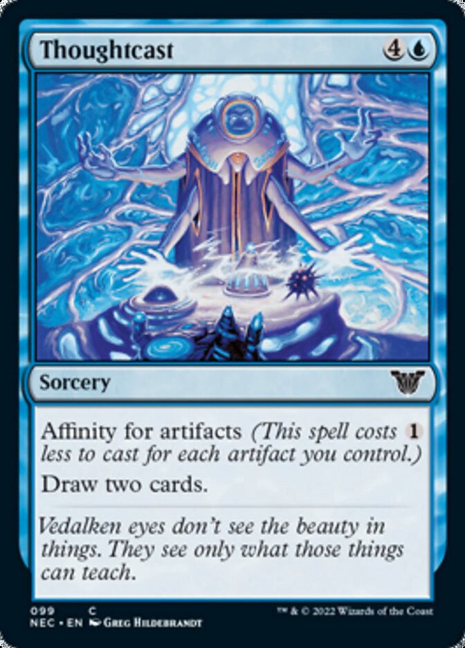 Thoughtcast [Kamigawa: Neon Dynasty Commander] - Magic: The Gathering - Card Brawlers | Quebec | Canada |