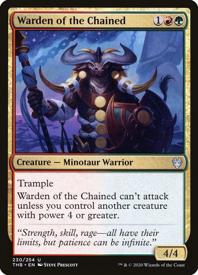 Warden of the Chained [Theros Beyond Death] - Magic: The Gathering - Card Brawlers | Quebec | Canada |