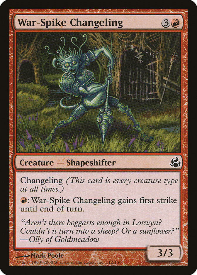War-Spike Changeling [Morningtide] - Magic: The Gathering - Card Brawlers | Quebec | Canada |