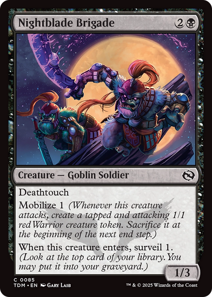 Nightblade Brigade [Tarkir: Dragonstorm] - Magic: The Gathering - Card Brawlers | Quebec | Canada |