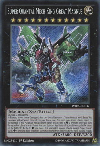 Super Quantal Mech King Great Magnus [WIRA-EN037] Secret Rare - Yu-Gi-Oh! - Card Brawlers | Quebec | Canada |