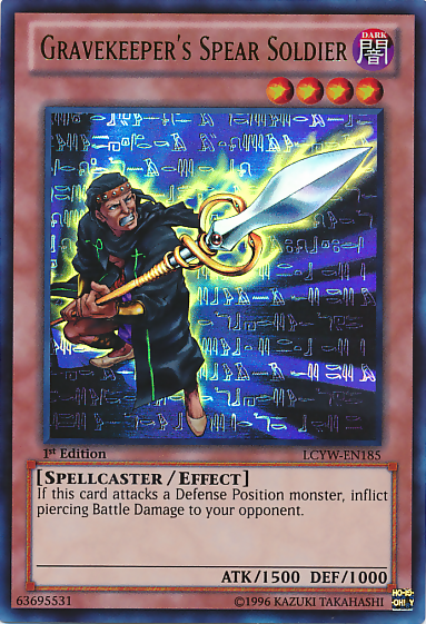 Soldat lance du gardien du cimetière [LCYW-EN185] Ultra rare 
