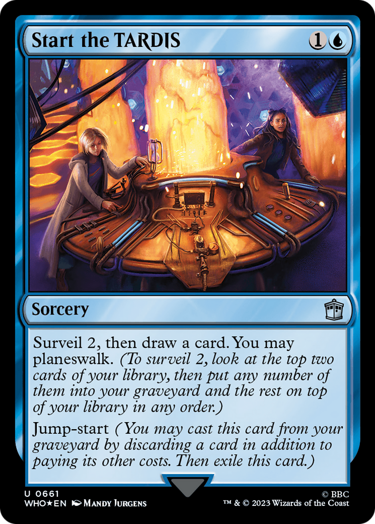 Start the TARDIS (Surge Foil) [Doctor Who] - Magic: The Gathering - Card Brawlers | Quebec | Canada |