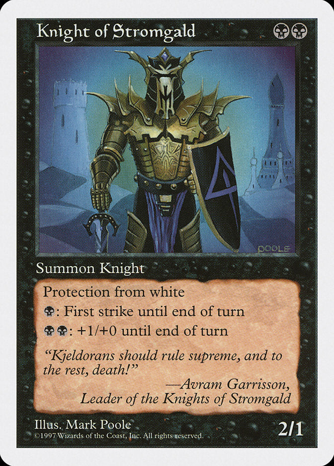Knight of Stromgald [Fifth Edition] - Magic: The Gathering - Card Brawlers | Quebec | Canada |