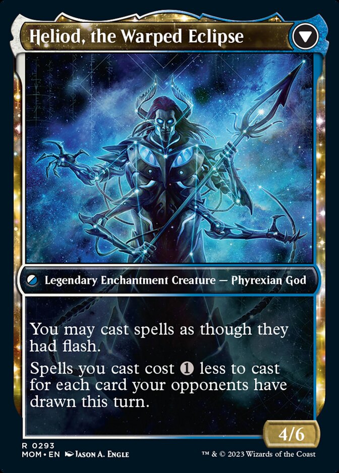 Heliod, the Radiant Dawn // Heliod, the Warped Eclipse (Showcase Planar Booster Fun) [March of the Machine] - Magic: The Gathering - Card Brawlers | Quebec | Canada |
