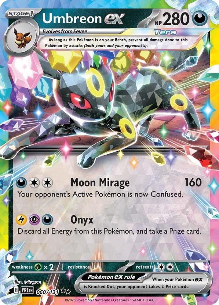 Umbreon ex (060/131) [Scarlet & Violet: Prismatic Evolutions] - Pokémon - Card Brawlers | Quebec | Canada |