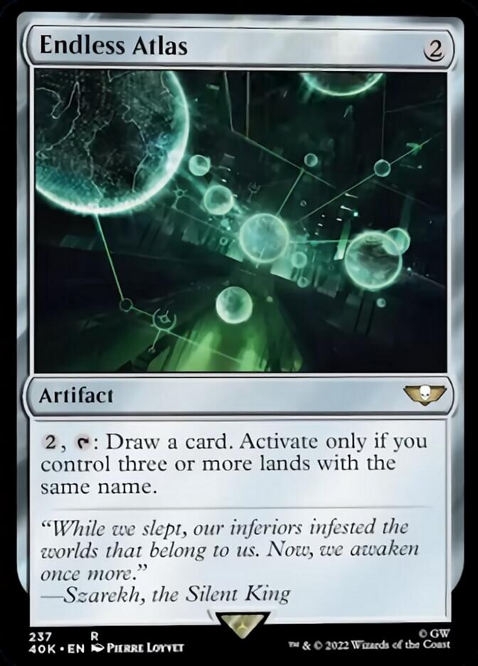 Endless Atlas (Surge Foil) [Warhammer 40,000] - Magic: The Gathering - Card Brawlers | Quebec | Canada |