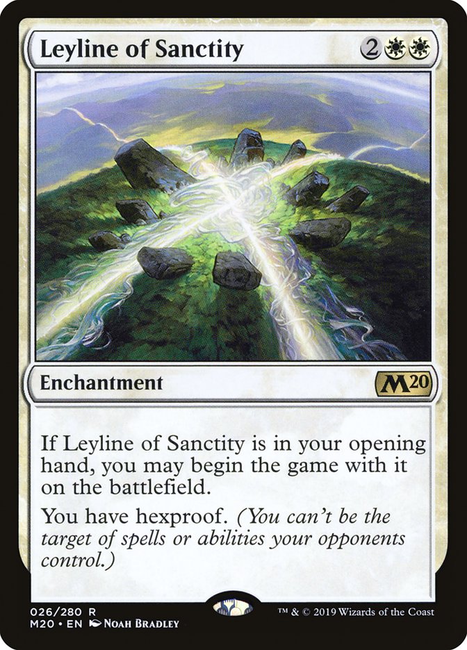 Leyline of Sanctity [Core Set 2020] - Magic: The Gathering - Card Brawlers | Quebec | Canada |