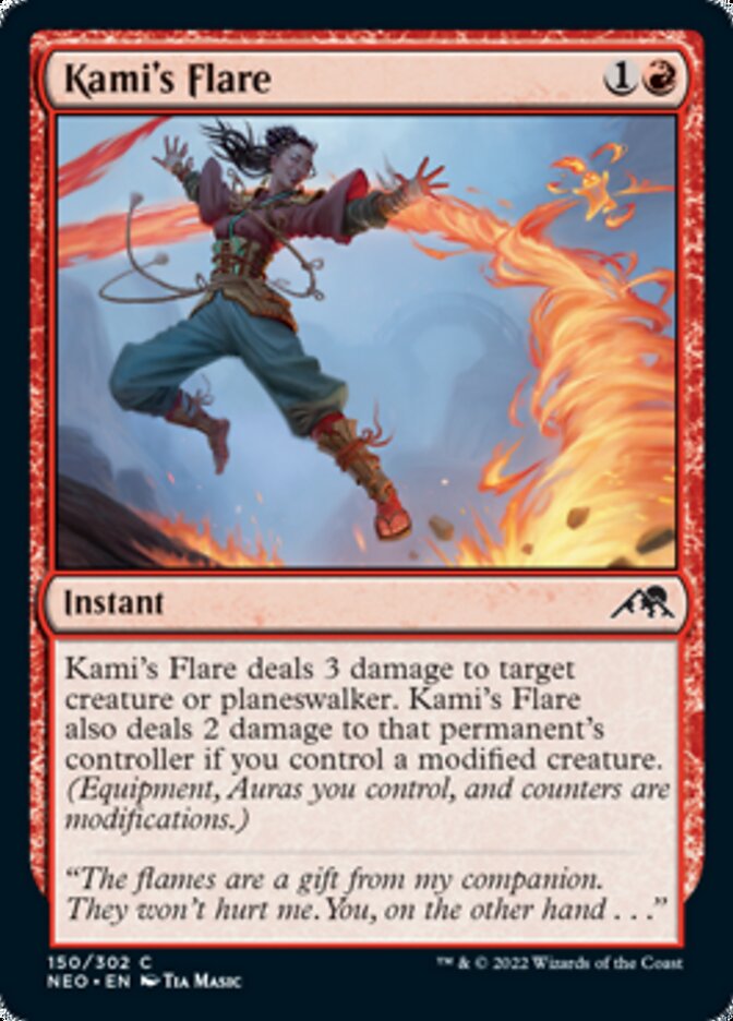 Kami's Flare [Kamigawa: Neon Dynasty] - Magic: The Gathering - Card Brawlers | Quebec | Canada |