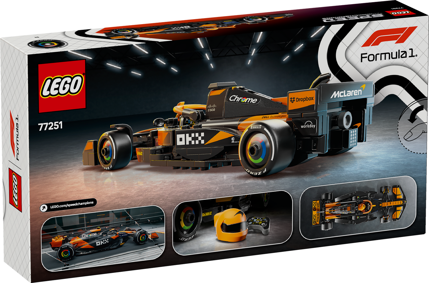 LEGO® - Speed Champions - McLaren F1® Team MCL38 Race Car vehicle - Building Kit - 77251 - Lego - Card Brawlers | Quebec | Canada |