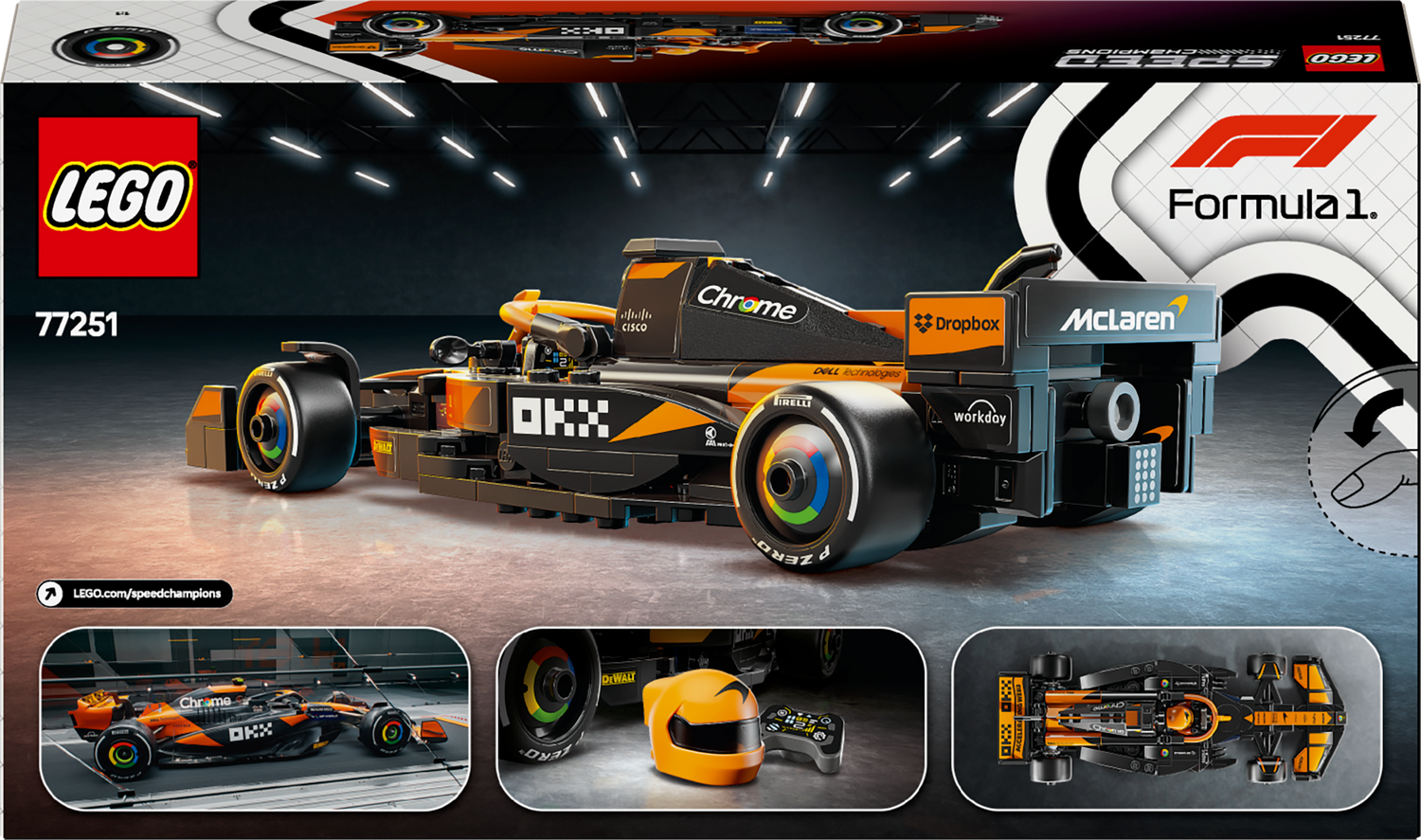 LEGO® - Speed Champions - McLaren F1® Team MCL38 Race Car vehicle - Building Kit - 77251 - Lego - Card Brawlers | Quebec | Canada |