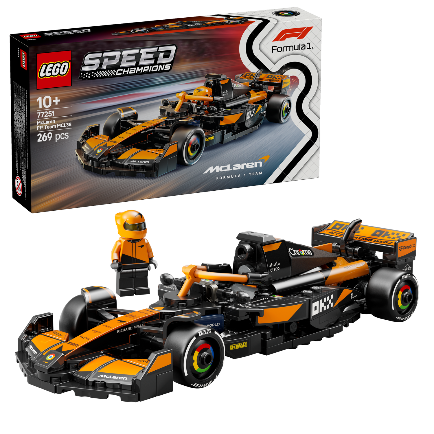 LEGO® - Speed Champions - McLaren F1® Team MCL38 Race Car vehicle - Building Kit - 77251 - Lego - Card Brawlers | Quebec | Canada |