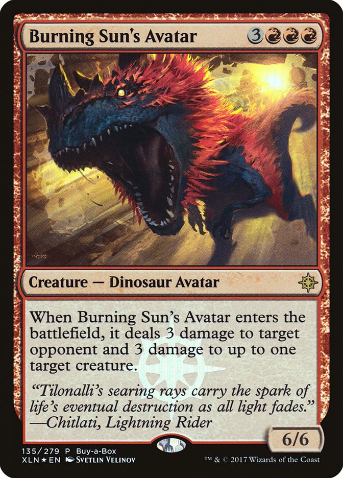 Burning Sun's Avatar (Buy-A-Box) [Ixalan Promos] - Magic: The Gathering - Card Brawlers | Quebec | Canada |