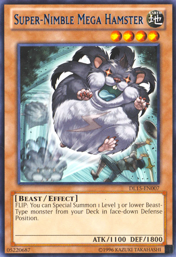 Super-Nimble Mega Hamster (Blue) [DL15-EN007] Rare - Yu-Gi-Oh! - Card Brawlers | Quebec | Canada |
