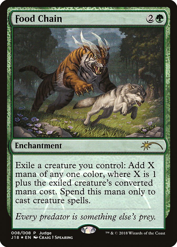 Food Chain [Judge Gift Cards 2018] - Magic: The Gathering - Card Brawlers | Quebec | Canada |