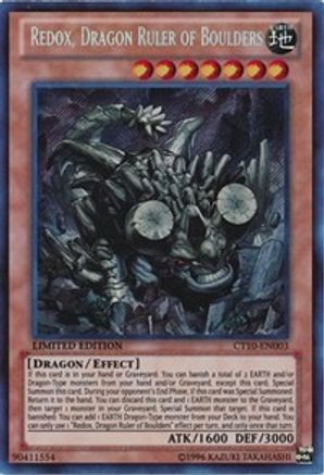 Redox, Dragon Ruler of Boulders [CT10-EN003] Secret Rare