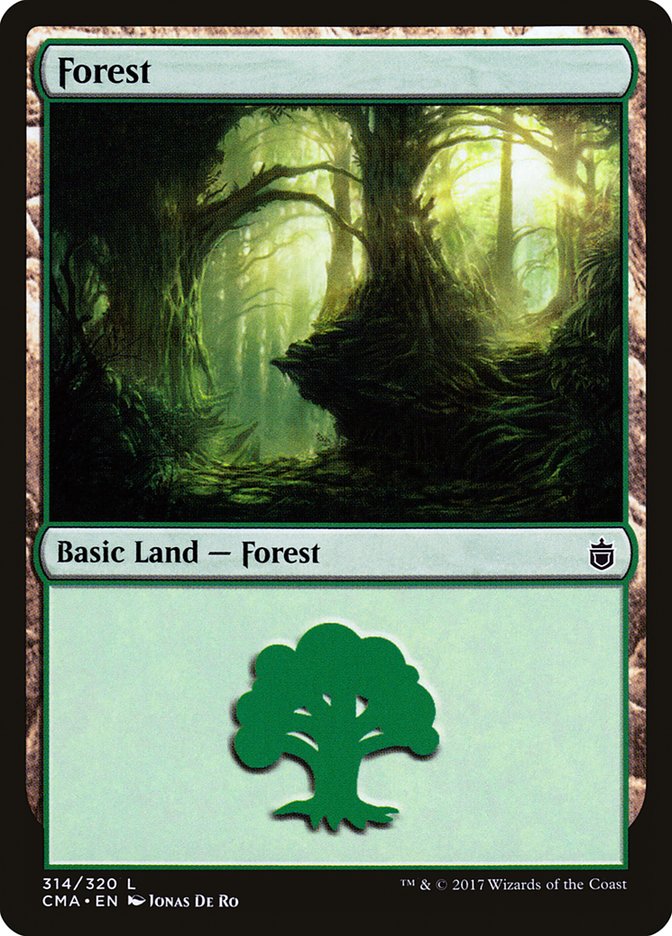 Forest (314) [Commander Anthology] - Magic: The Gathering - Card Brawlers | Quebec | Canada |