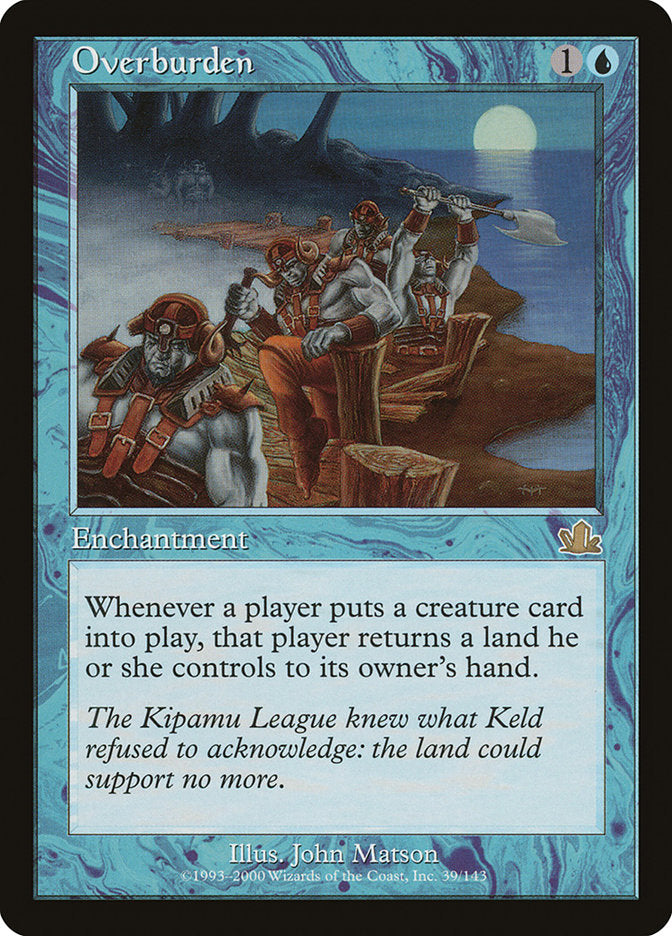 Overburden [Prophecy] - Magic: The Gathering - Card Brawlers | Quebec | Canada |