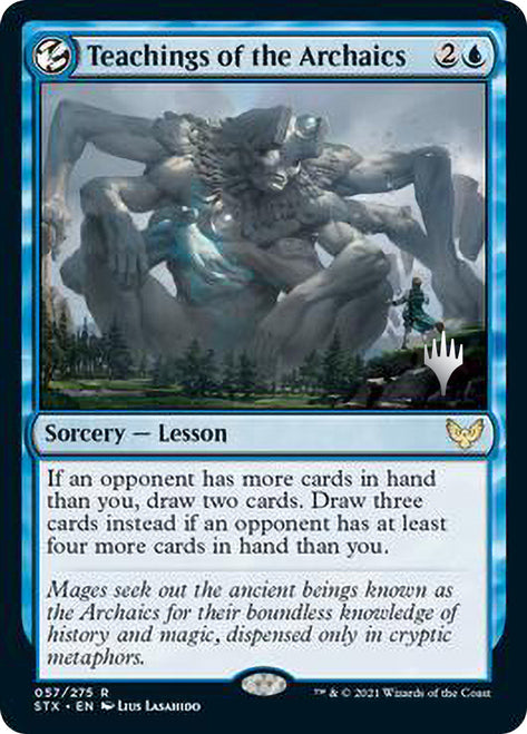 Teachings of the Archaics (Promo Pack) [Strixhaven: School of Mages Promos] - Magic: The Gathering - Card Brawlers | Quebec | Canada |