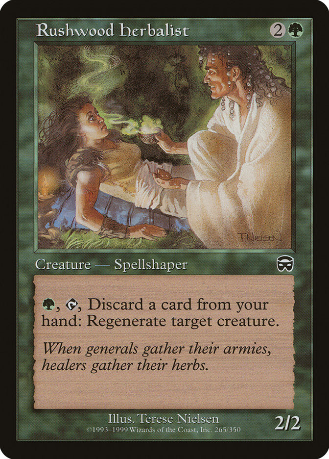 Rushwood Herbalist [Mercadian Masques] - Magic: The Gathering - Card Brawlers | Quebec | Canada |