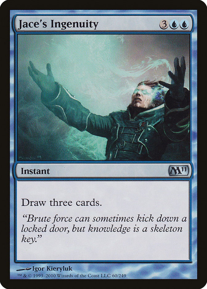 Jace's Ingenuity [Magic 2011] - Magic: The Gathering - Card Brawlers | Quebec | Canada |