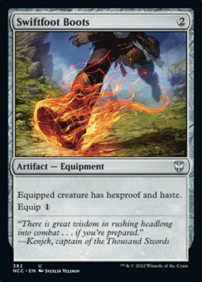 Swiftfoot Boots [Streets of New Capenna Commander] - Magic: The Gathering - Card Brawlers | Quebec | Canada |