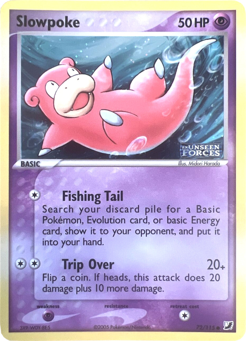 Slowpoke (72/115) (Stamped) [EX: Unseen Forces] - Pokémon - Card Brawlers | Quebec | Canada |