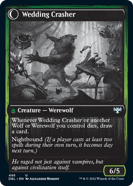 Wolfkin Outcast // Wedding Crasher [Innistrad: Double Feature] - Magic: The Gathering - Card Brawlers | Quebec | Canada |