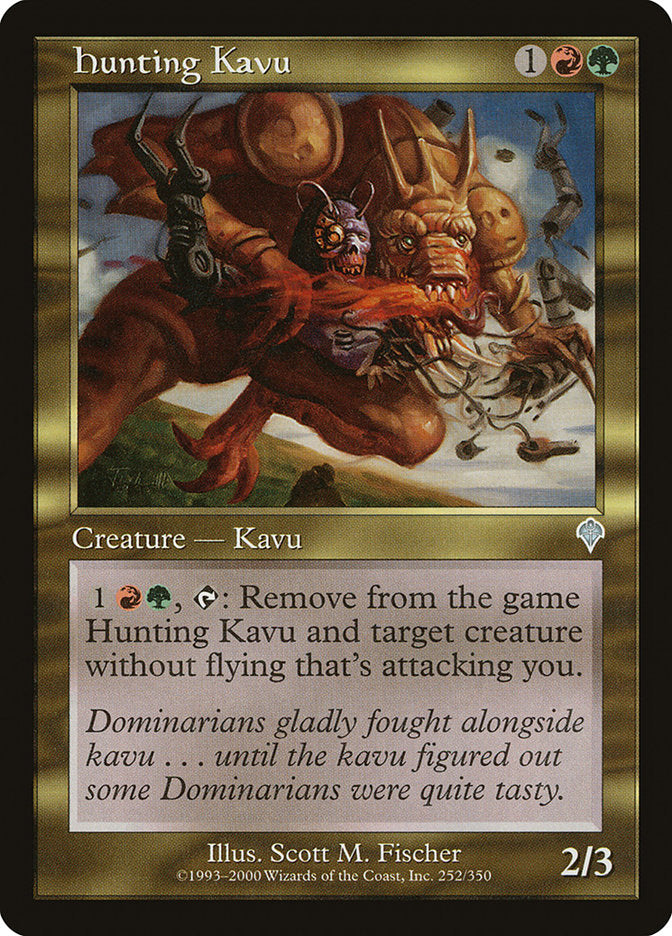 Hunting Kavu [Invasion] - Magic: The Gathering - Card Brawlers | Quebec | Canada |