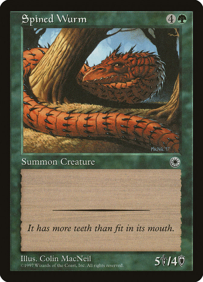 Spined Wurm [Portal] - Magic: The Gathering - Card Brawlers | Quebec | Canada |