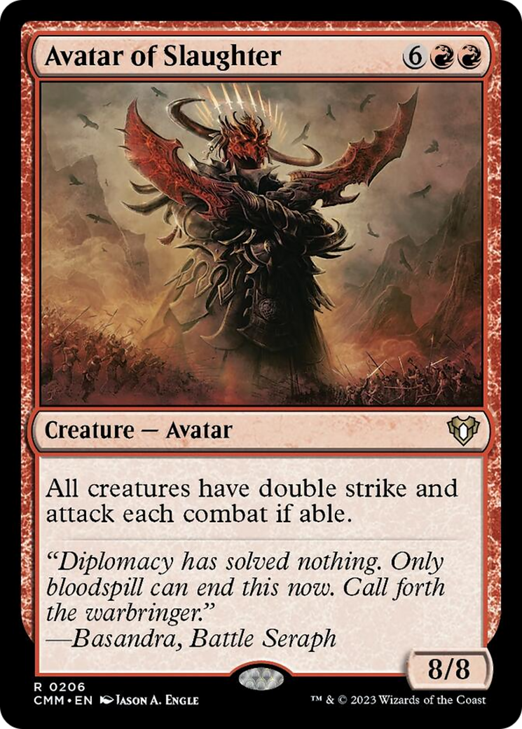 Avatar of Slaughter [Commander Masters] - Magic: The Gathering - Card Brawlers | Quebec | Canada |