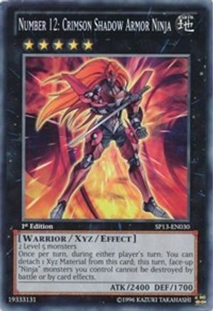 Number 12: Crimson Shadow Armor Ninja [SP13-EN030] Common
