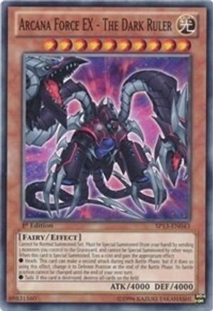Arcana Force EX - The Dark Ruler [SP13-EN043] Common - Yu-Gi-Oh! - Card Brawlers | Quebec | Canada |